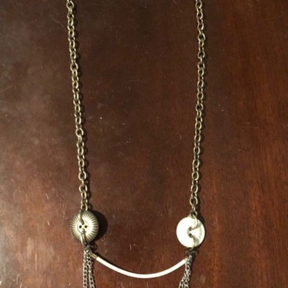 Chicago Artist-made Necklace With Buttons - Picture 2 of 2